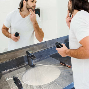 New disposable bathroom tub beard hair storage piece, disposable washbasin beard bib cleaning cloth