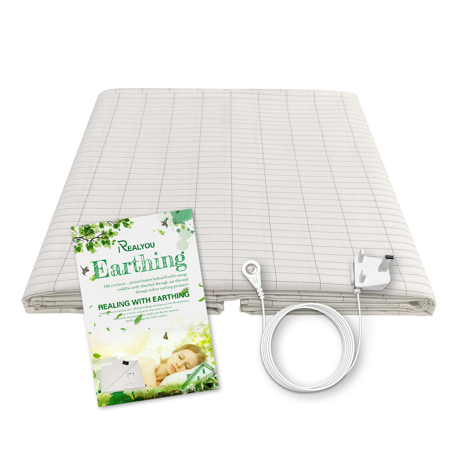 Grounding gas conductive bed sheet Amazon earthing sheet in stock a piece of hair
