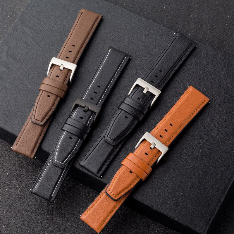 Substitute Huawei GT1/watch2pro Watch Strap Glory Smart Watch Silicone + Leather Strap 22mm