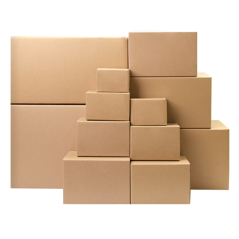 Carton packing express box wholesale special hard cardboard box postal rectangular corrugated moving box express carton box