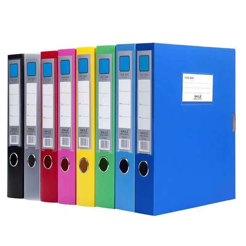 Thickened a4 file box file information box office supplies plastic folder storage box file wholesale customized ~