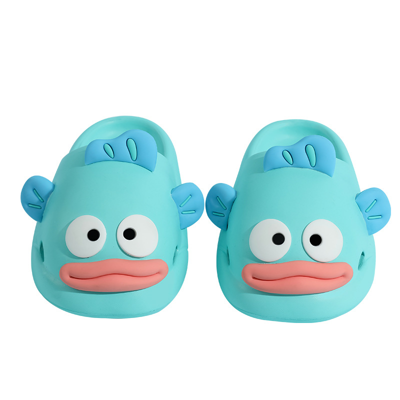 Clown Fish Slippers Women's Summer Baotou Cute Cartoon Indoor Thick-soled Non-slip Slippers Women's Summer Hole Shoes Home