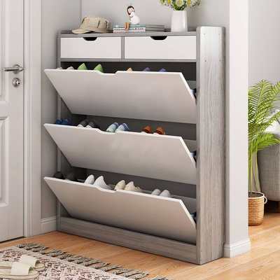 Ultra-thin Diving Shoe Cabinet Home Door 17cm Simple Modern Large Capacity Economical Storage Cabinet Shoe Rack