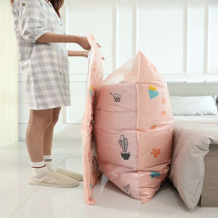 Household Cotton Quilt Clothes Storage Bag Student Luggage Storage Special Travel Large Thickened Vacuum Compression Bag