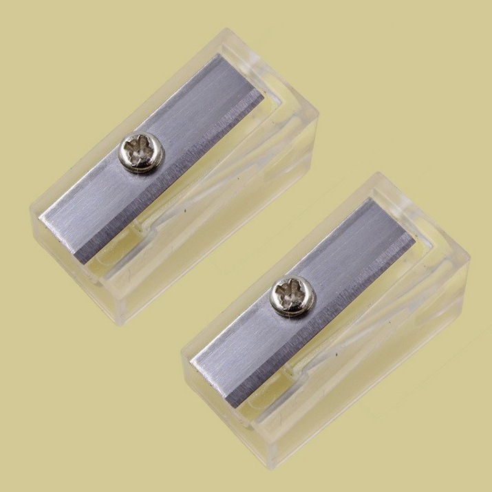 TAIHAO beveled transparent cartridge accessories pencil sharpener pencil charcoal pencil sharpener eyebrow pencil sharpener stationery lip pencil sharpener