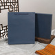 "Big" blue bag; 22*26*4cm