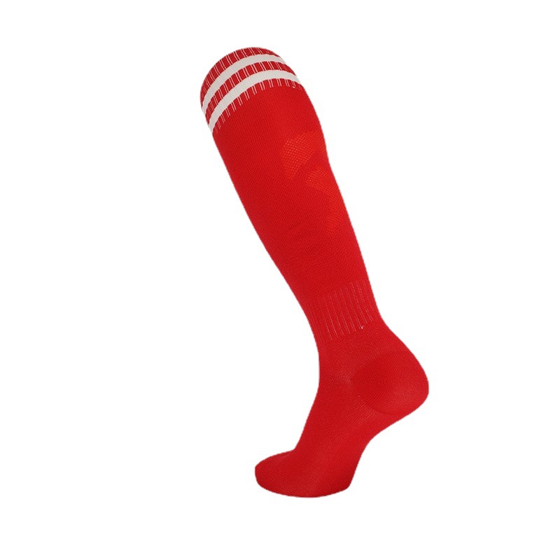 Cross-border thin high-barbed football socks men's children's knee-high breathable student professional sports football socks long-barbed men's