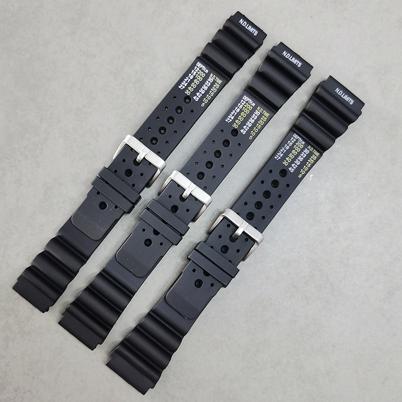 n.d. Limit for Diver water Ghost Diver 20 22 24mm pu plastic silicone watch strap