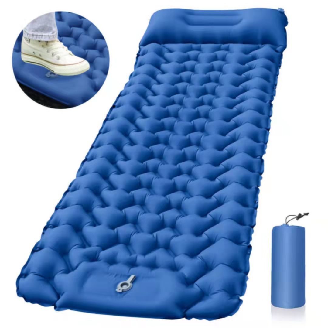 Outdoor Inflatable Mattress Camping Travel Portable Inflatable Outdoor Products Built-in Foot Inflatable Pump Camping Outdoor Charging