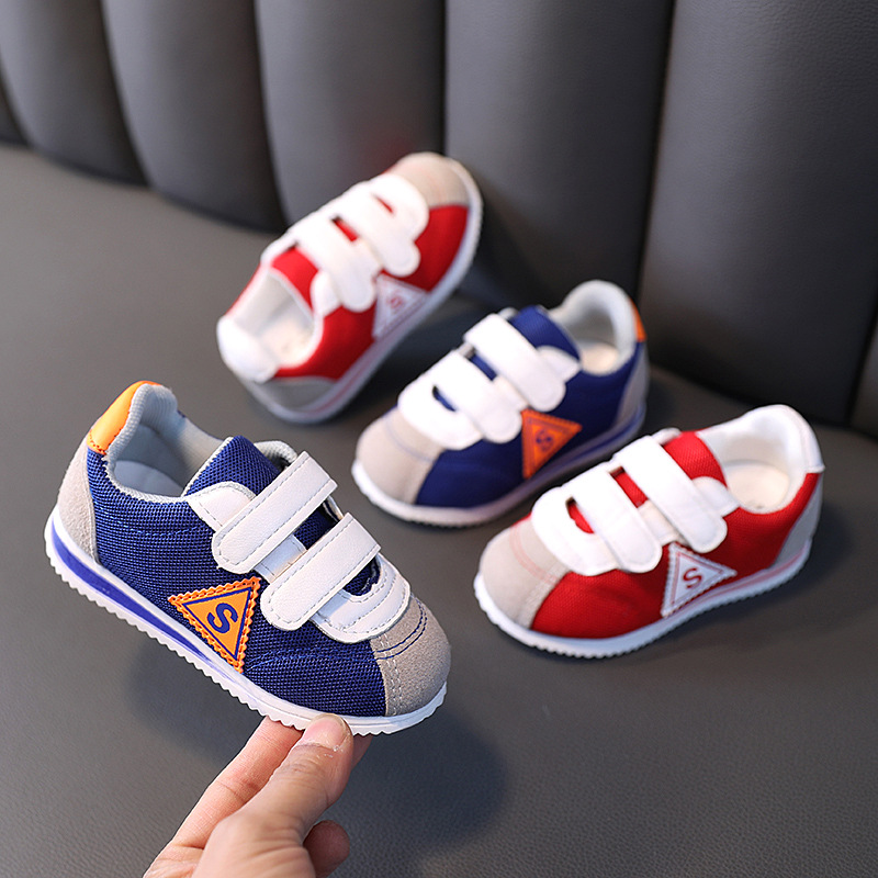 One-piece delivery Children's sneaker 2023 spring and autumn boys' fashionable soft bottom argan shoes baby shoes girls' casual