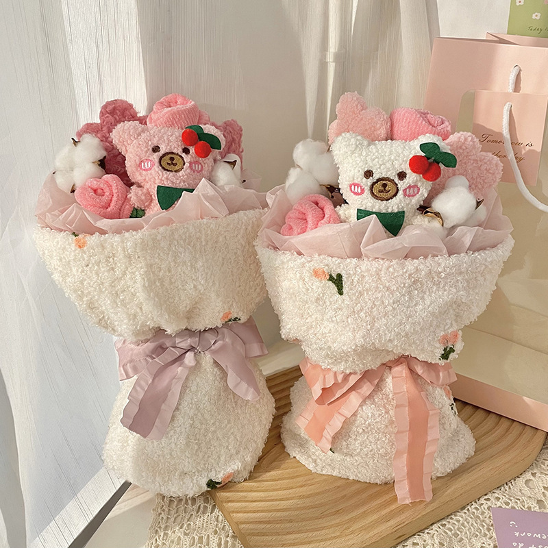 七夕卒业プレゼント完成品お雏様ブーケ公仔ブーケ诞生日プレゼント彼女子供バレンタインプレゼント|undefined