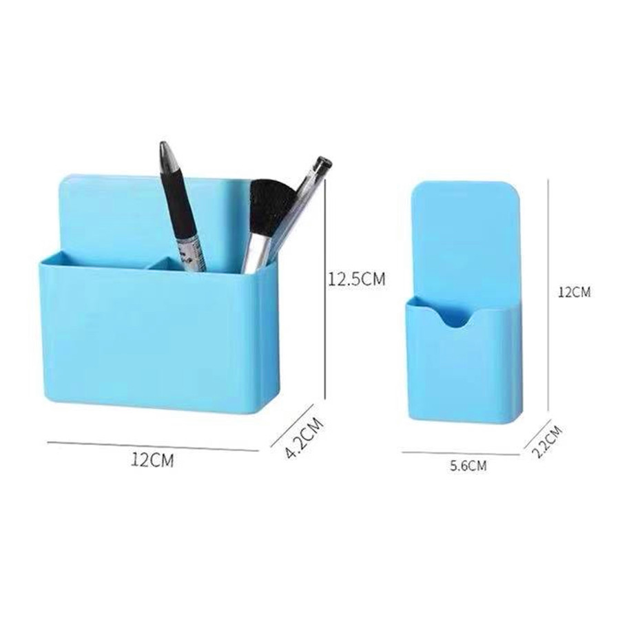 Magnetic pen holder whiteboard pen storage box blackboard wall hanging magnetic pen box wall sticker blackboard eraser chalk box