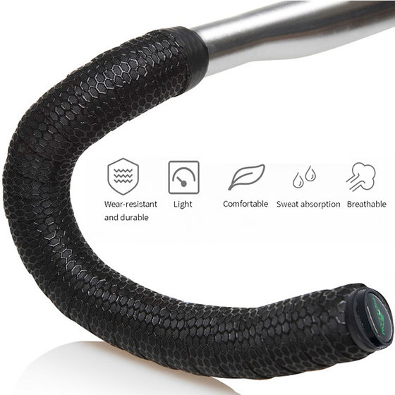 Highway Handlehold with Honeycomb Silicone Bicycle Tie Non-slip Breathable Strap EVA Elastic Deadwheel Handlehold