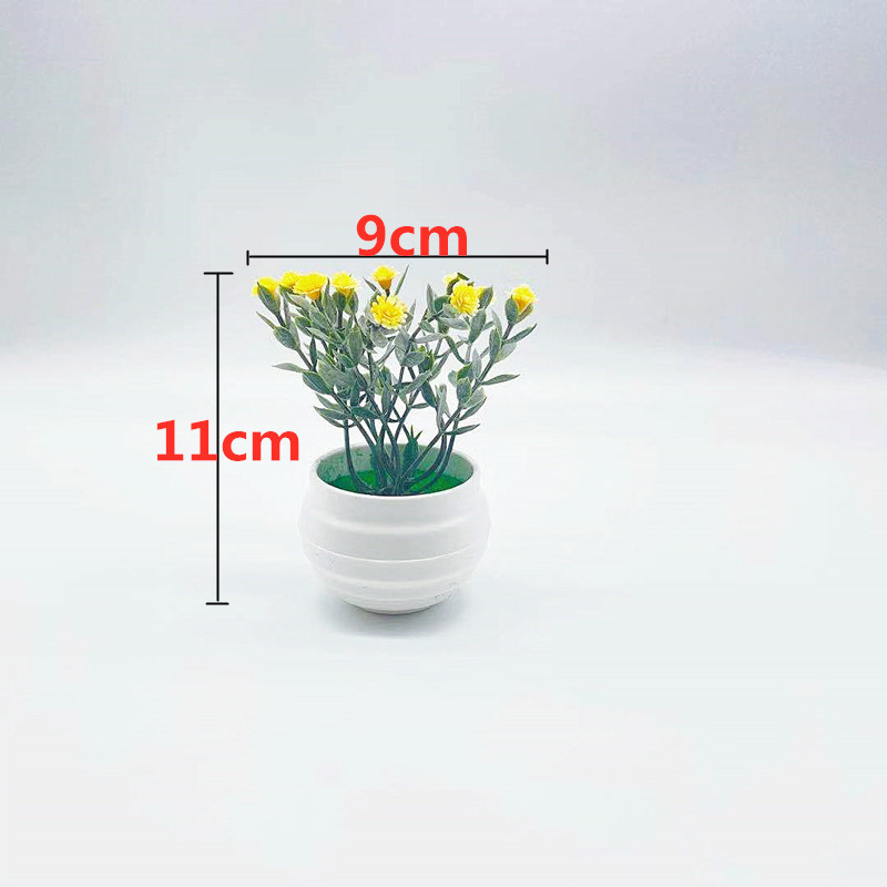 Artificial potted fleshy gladiolus gypsophila small potted fake flower potted artificial flower small ornaments cross-border direct supply