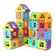 Children's Large Particle Square Plastic Building Blocks House Benefiting Intelligence Early Education Assembled Kindergarten Boys and Girls Castle Toys