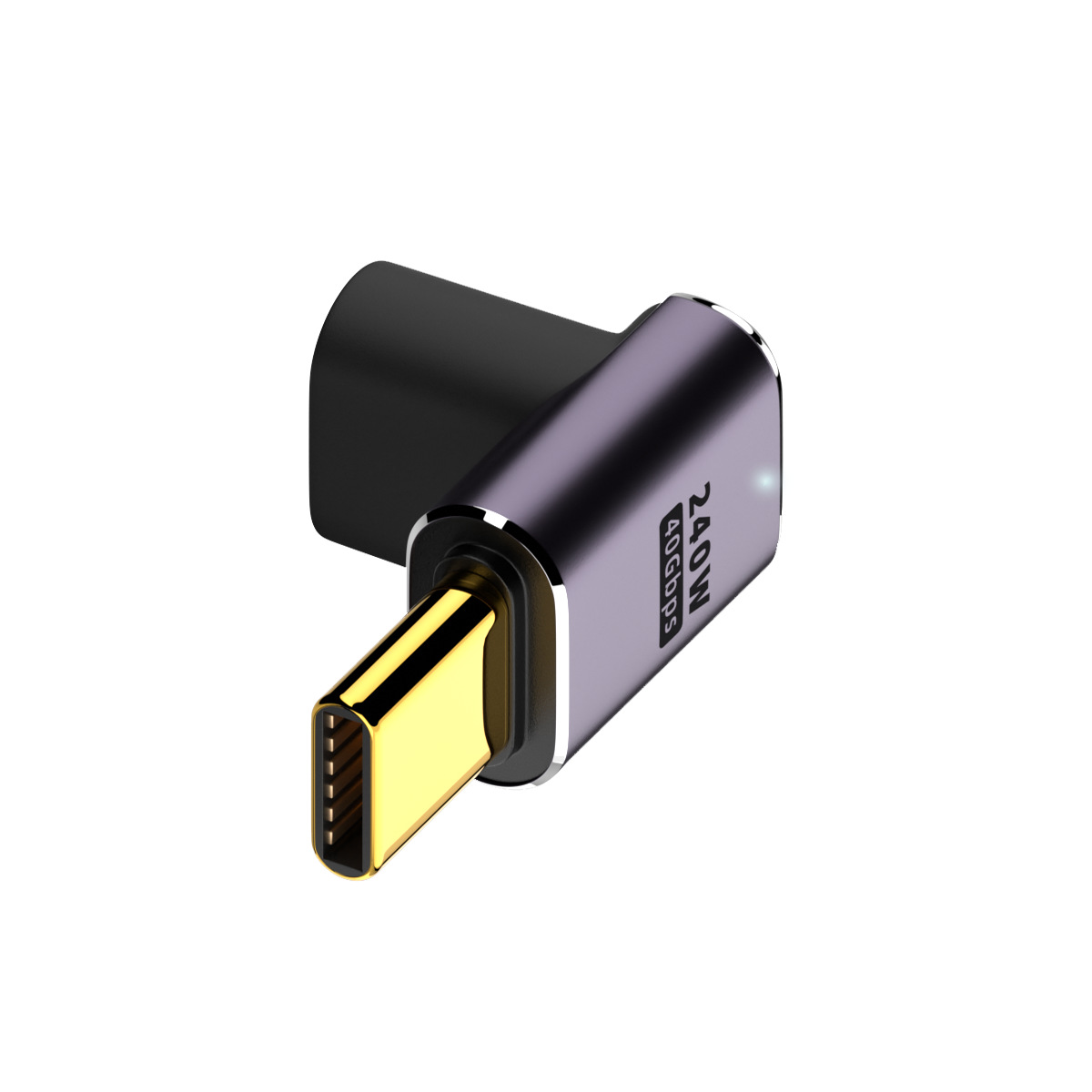 Spot factory mobile phone laptop USB 4 240W adapter PD fast charging elbow Type-C adapter