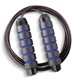 Steel wire rope skipping (black and blue)