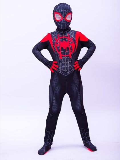 Spider-Man Tight Heroes Expedition Adult cosplay Costume Halloween Child Miles Body Clothes