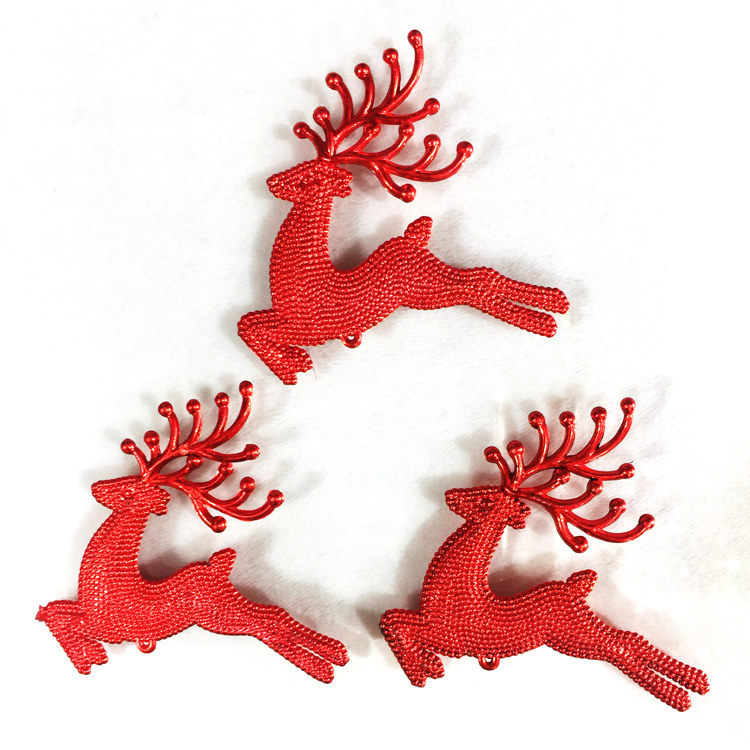 Christmas tree decorations Deer Elk beads deer accessories Bell pendant multi-specification selection cross-border exclusive
