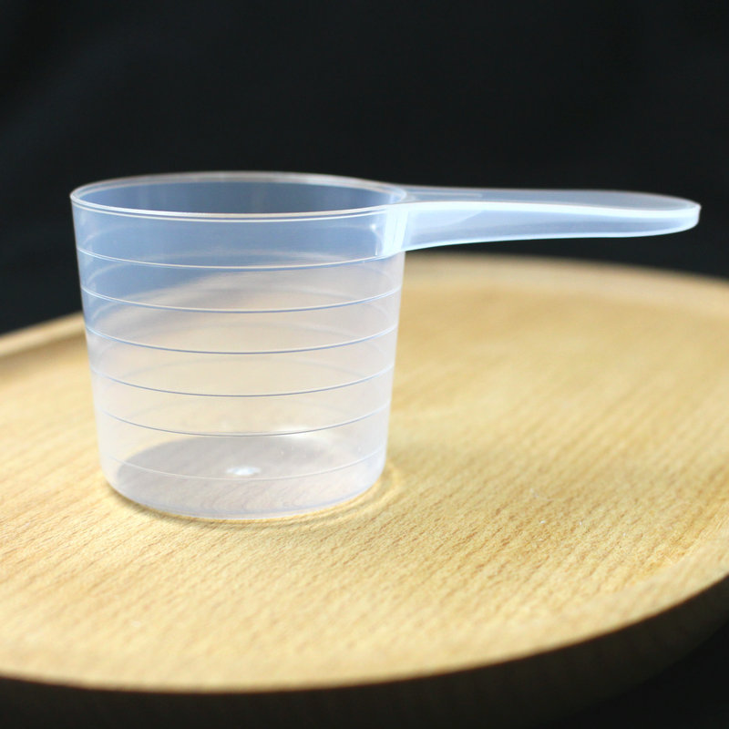 Transparent plastic measuring spoon measuring cup 70ml baking spoon with scale 35g feed cup measuring cylinder measuring cup food tools