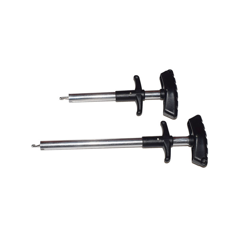 Aluminum alloy hook picker fishing gear hook picker portable T-type hook picker deep throat hook separator for fishing
