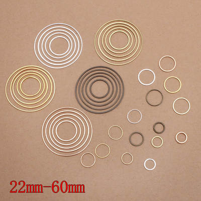 Copper diy Korean Jewelry Accessories Popular Geometric Earrings Pendant Pendant Round (09126)