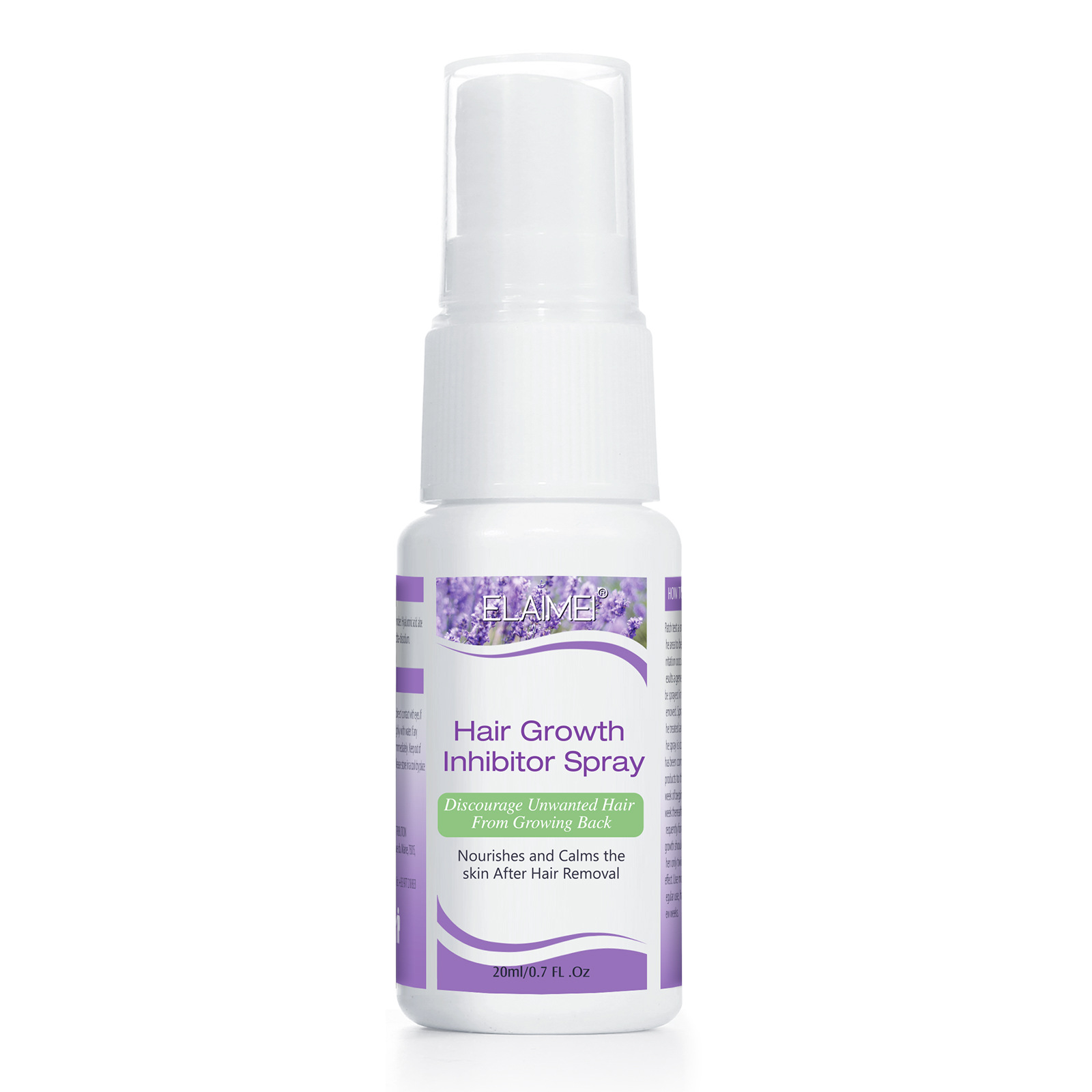 Cross-border ELAIMEI HAIR suppression spray STOP HAIR gentle nourishing shrink pores body available