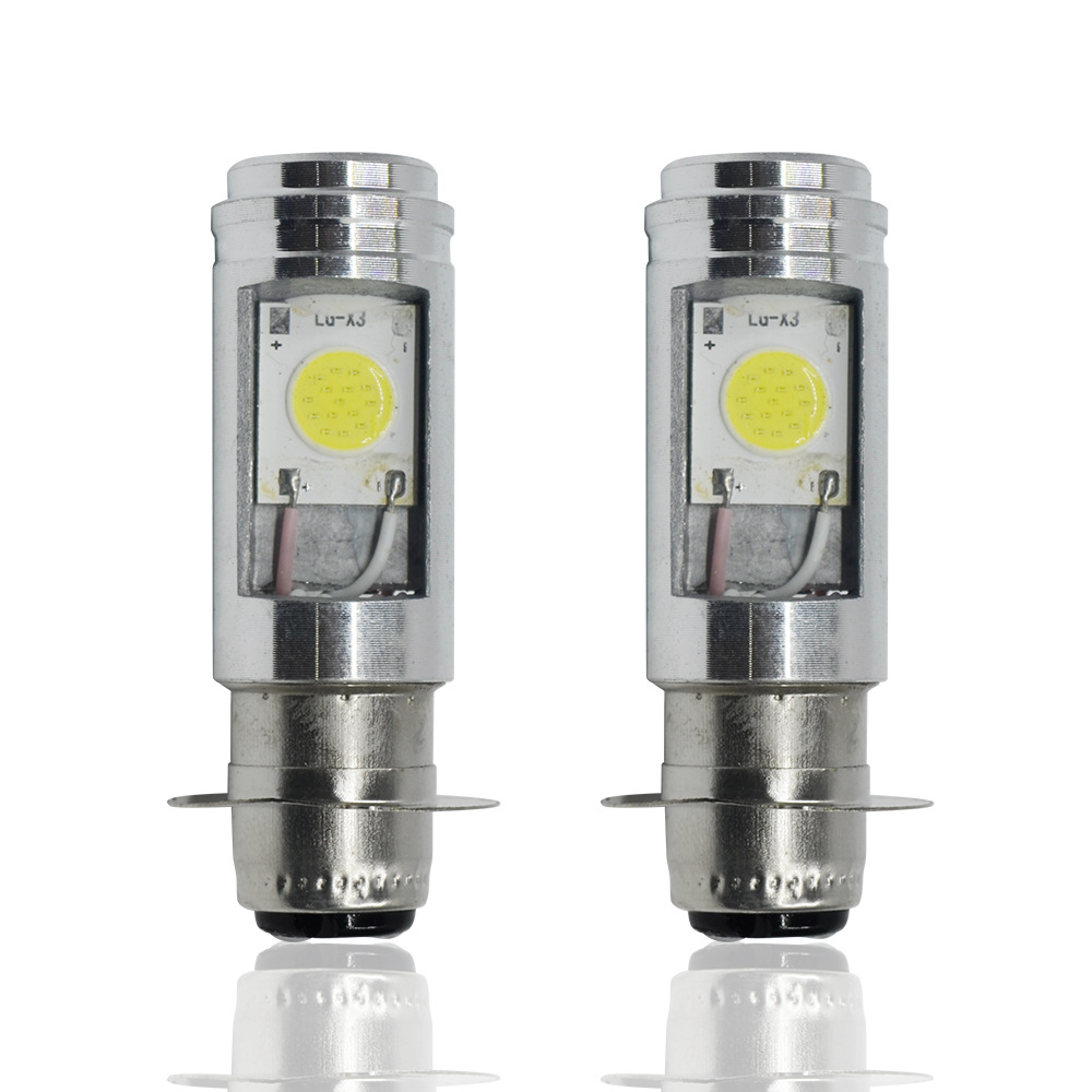 Electric car headlight highlight cob bulb P15D BA20D H4 motorcycle modified LED headlight