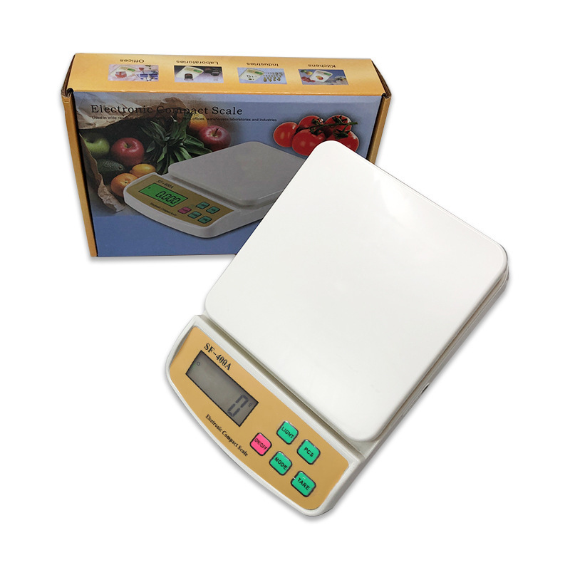 Cross-Border Precision household kitchen scale baking scale 10kg kitchen scale high precision gram scale SF400A kitchen electronic scale