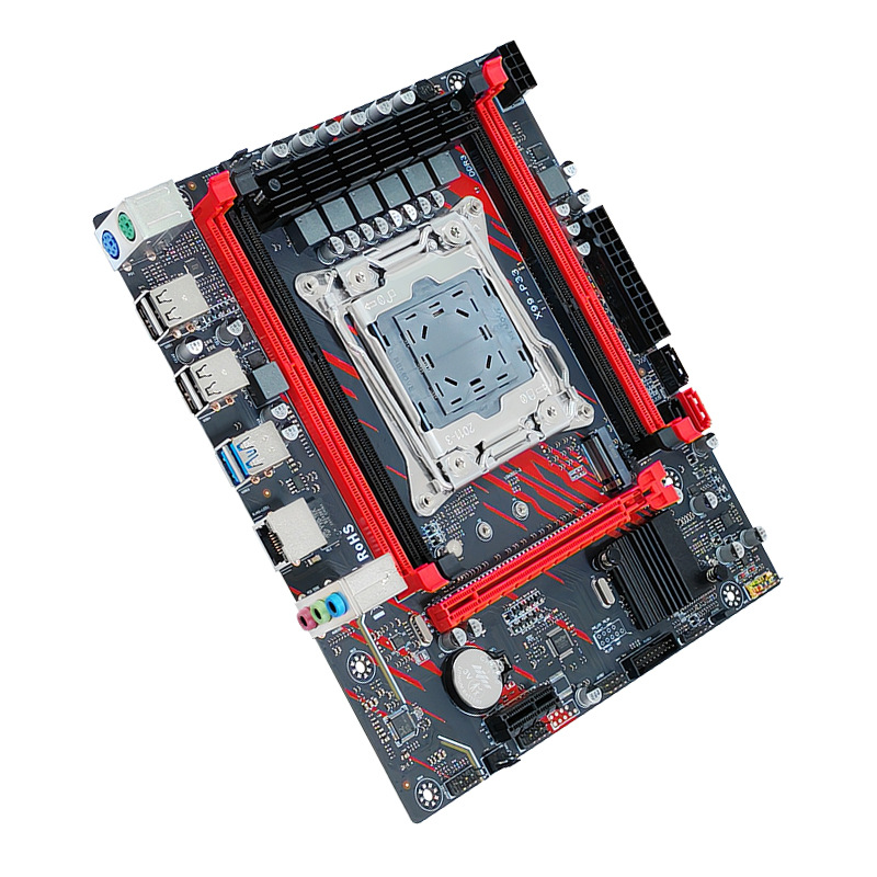 Новая X99 Материнская плата LGA2011-3 Pin Настольный компьютер Материнская плата C612 Оригинальный чип DDR3 совместим с 2673V3