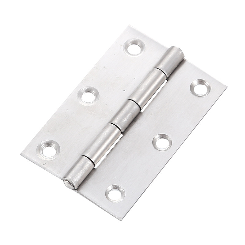 Stainless steel 304 hinge furniture cabinet door and window flat hinge wooden box wooden box folding mute hinge hardware