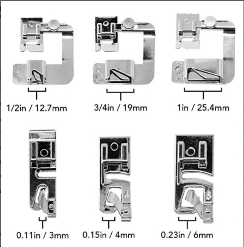 家庭用多機能エッジローリングフットペダルセット 7307 6290 布テープローリング押えセットミシン用|undefined