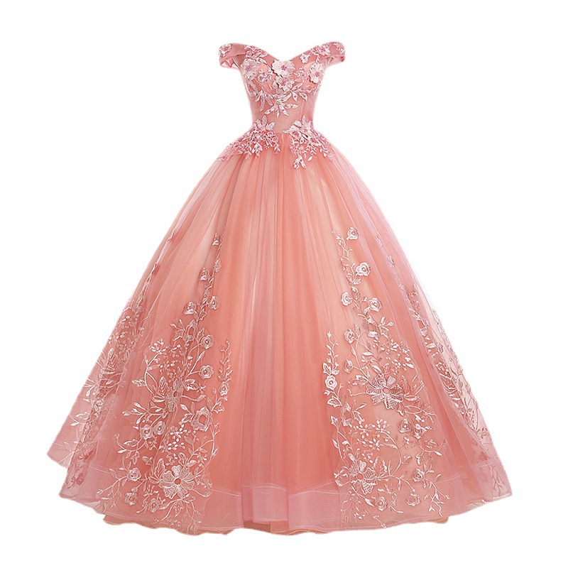 New Chorus Dress Welcome Solo Tutu Dress Annual Meeting Host Show Color Wedding Dress Long Student Performance Dress