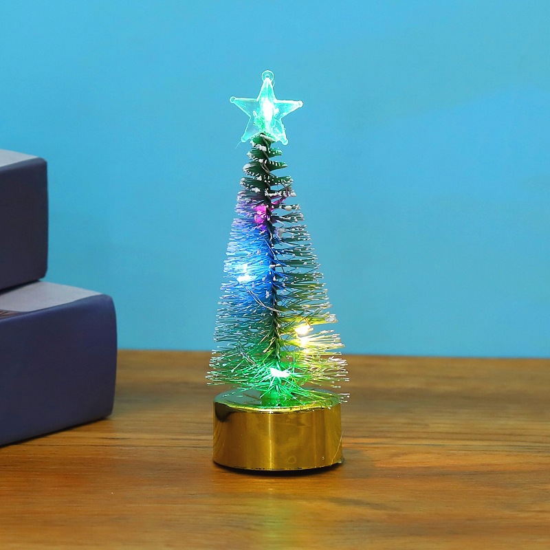 Amazon New Christmas Colorful Luminous Cedar Tree Luminous Christmas Tree Christmas Gift Window Decoration