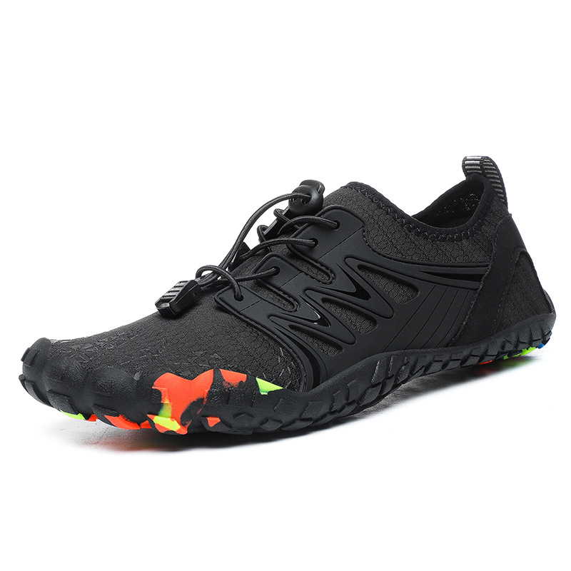 W-22 Men's and Women's Outdoor Beach Wading Shoes Swimming Shoes Spring and Summer Mesh Large Size Indoor Fitness Shoes Lightweight