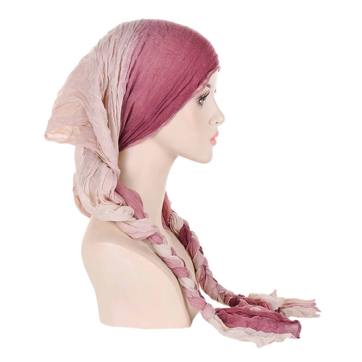 Cross-border Hot Sale Handmade Braided Hood Scarf Women's Fashion All-match Baotou New Hood Hat