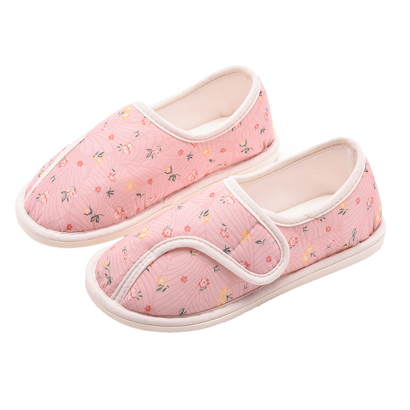 Moon Shoes Spring and Autumn Bag Heel Postpartum Pregnant Women's Shoes Summer Thin Maternal Indoor Home Shoes Soft-soled Cotton Slippers for Women