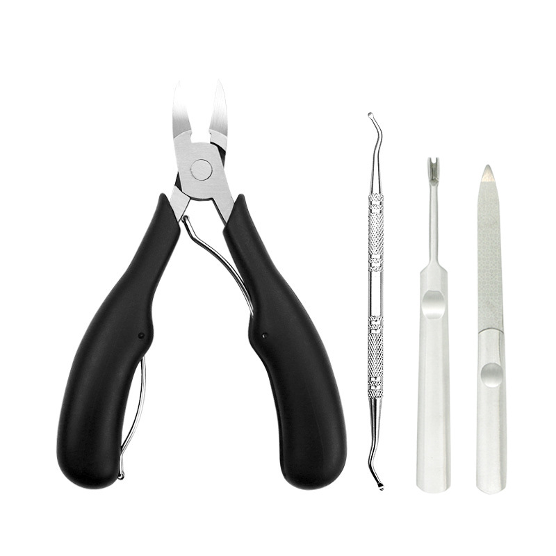 Stainless steel nail clippers nail groove scissors toenail nail clippers pointed beak oblique eagle beak nail pedicure pliers spot
