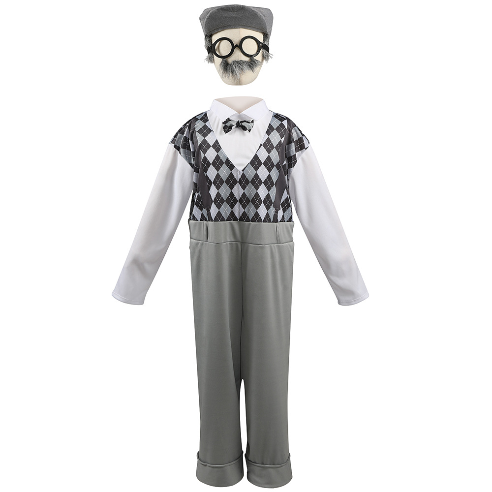 Centenarians Role Playing Halloween Costumes Stage Play Costumes Grandpa Cos Coats Amazon Supply