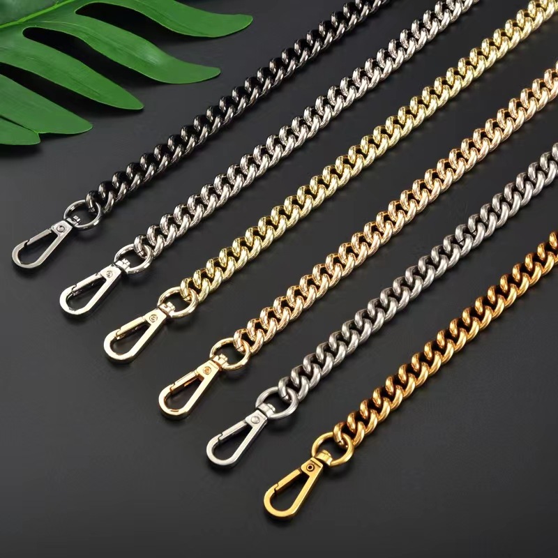 Double GG bag chain bag chain accessories single buy leather Plus chain bag with shoulder strap high-grade thick aluminum chain does not fade