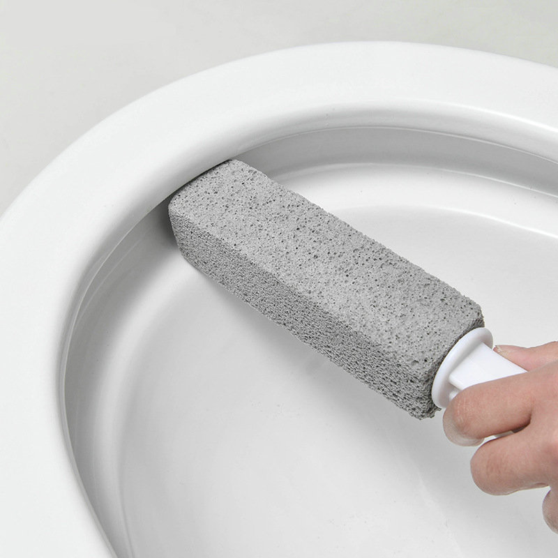 Toilet brush toilet stain yellow scale floating stone brush bathroom gap no dead angle plastic brush long handle creative cleaning brush