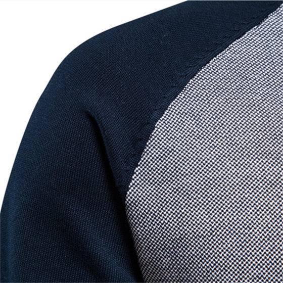 2024 Autumn and Winter Sweater Men's New Casual Knitwear Men's Jacket Fashion Casual Stitching Men's Sweater