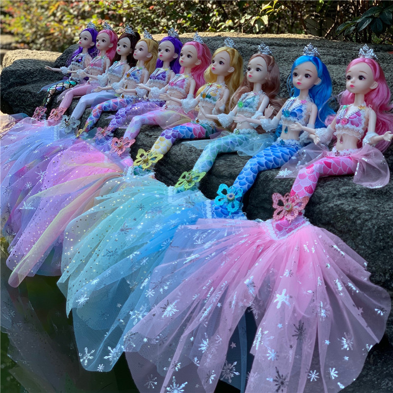 12 inch Ariel Mermaid Doll Girl Toy Princess Children's Birthday Gift Doll Doll