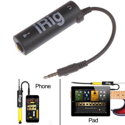 Suitable for Apple Guitar Audio Line Audio Adapter Suitable for iPhone/iPad Guitar Line irig Converter