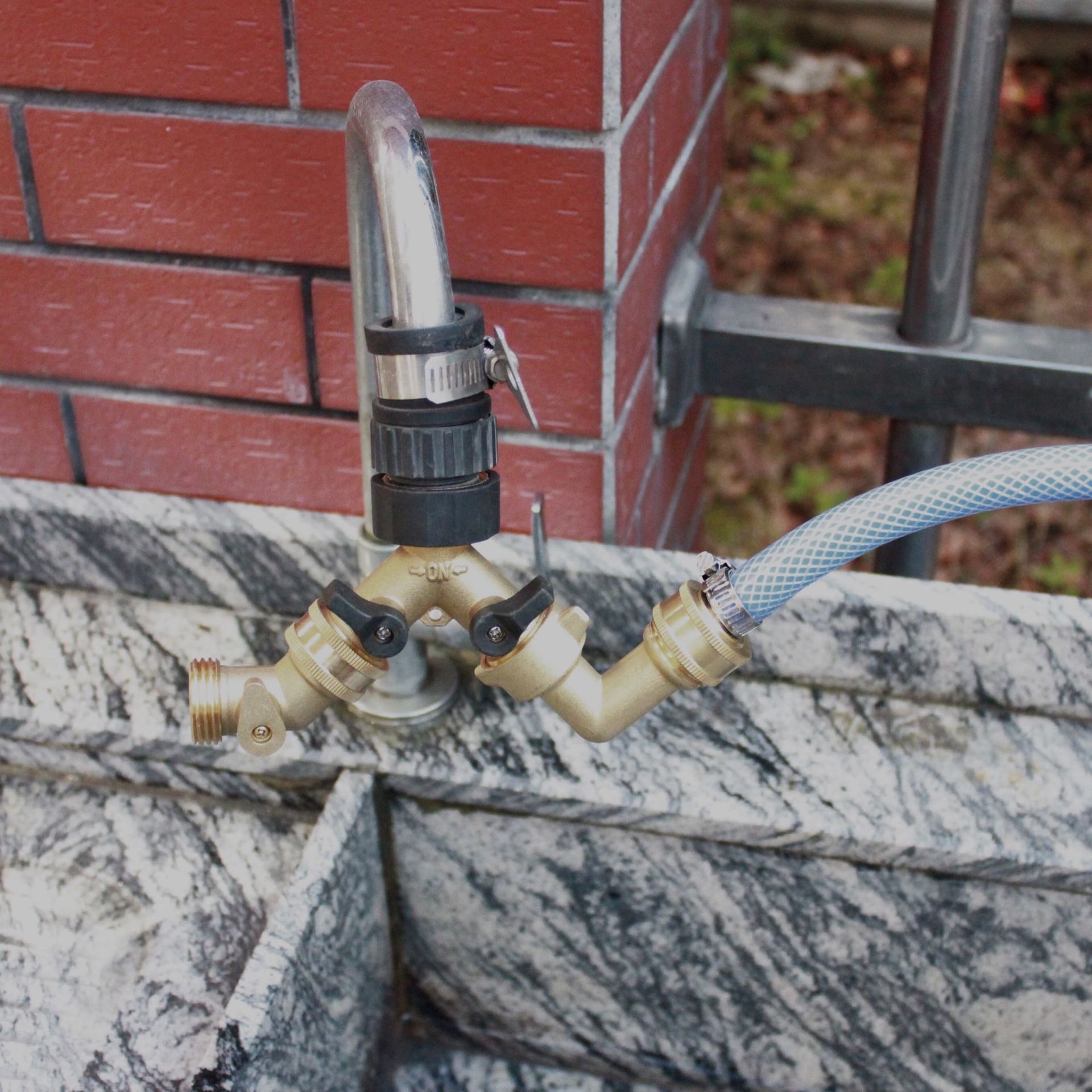 American garden hose connector 90 degree bent through ball valve garden right angle bent through brass bent through movable interface