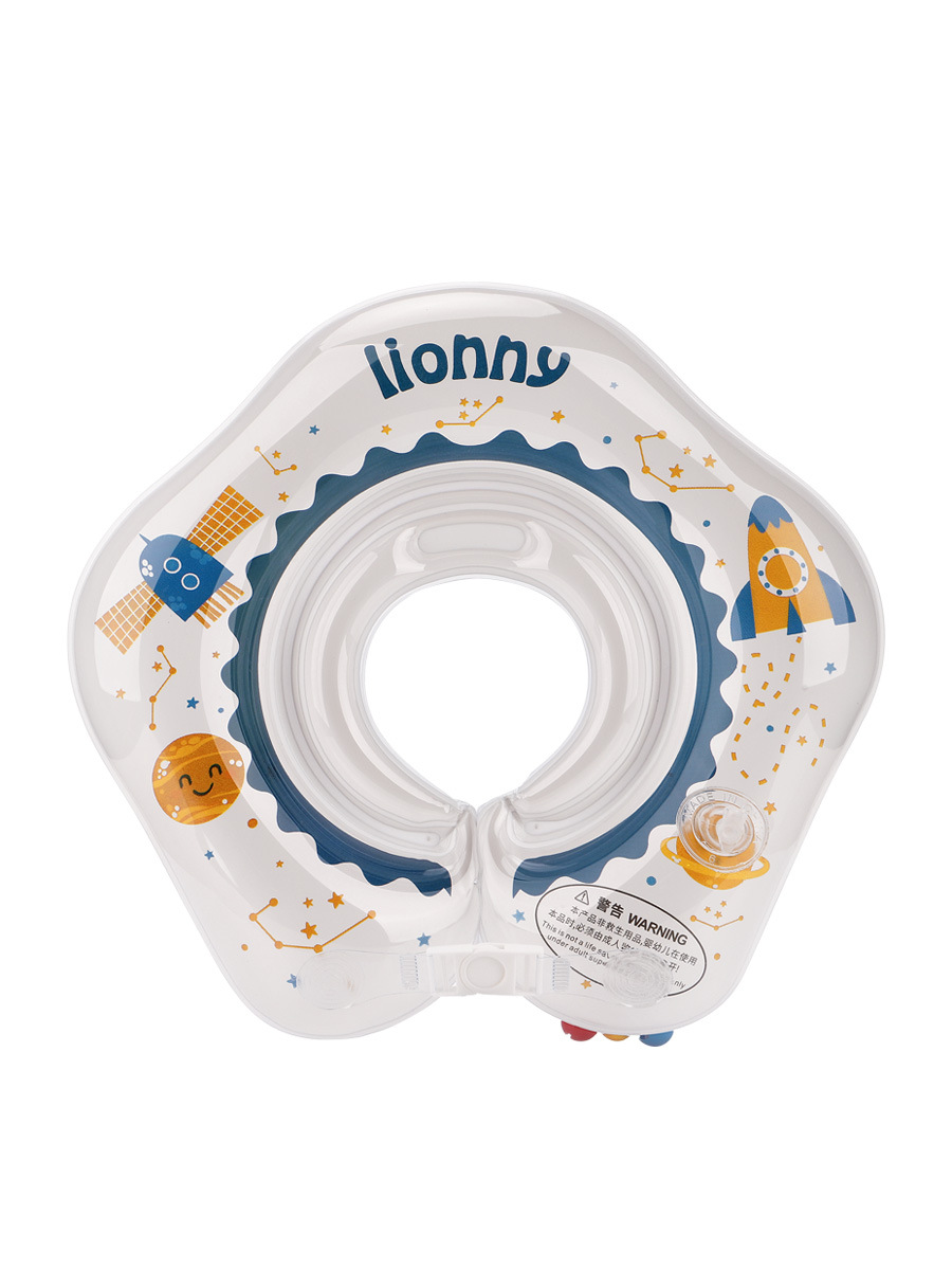 Lionny baby swimming collar children's large thickened inflatable transparent newborn cartoon anime in stock swimming ring