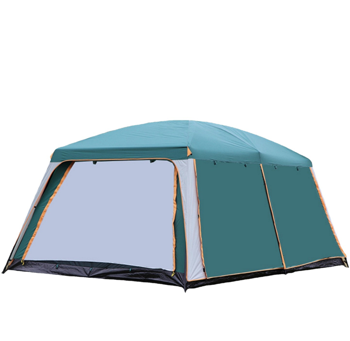 Outdoor tent camping 3-4 people two rooms one hall tent double rainproof panoramic large tent camping tent wholesale