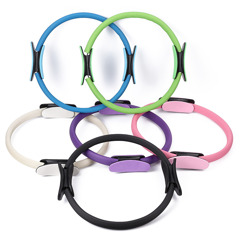 Pilates ring yoga ring yoga resistance ring magic ring open back ring fitness equipment sports manufacturers wholesale cross-border