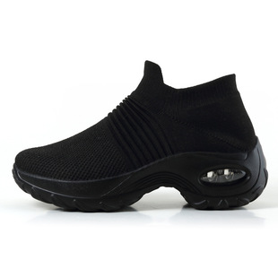 Cross-border e-commerce wholesale large size women's shoes air cushion fly woven sports shoes shoes shoes foreign trade casual shoes socks shoes foreign trade