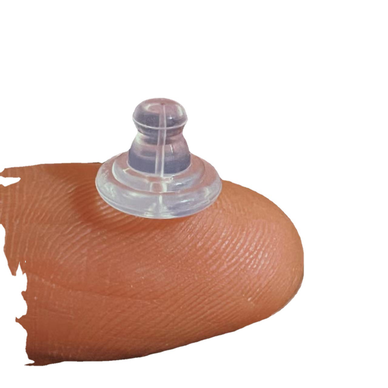 Silicone Ear Plug Anti-allergic Transparent Encapsulated UFO G18k Eco-friendly Earplugs diy Earrings Accessories Ear Cap Wholesale
